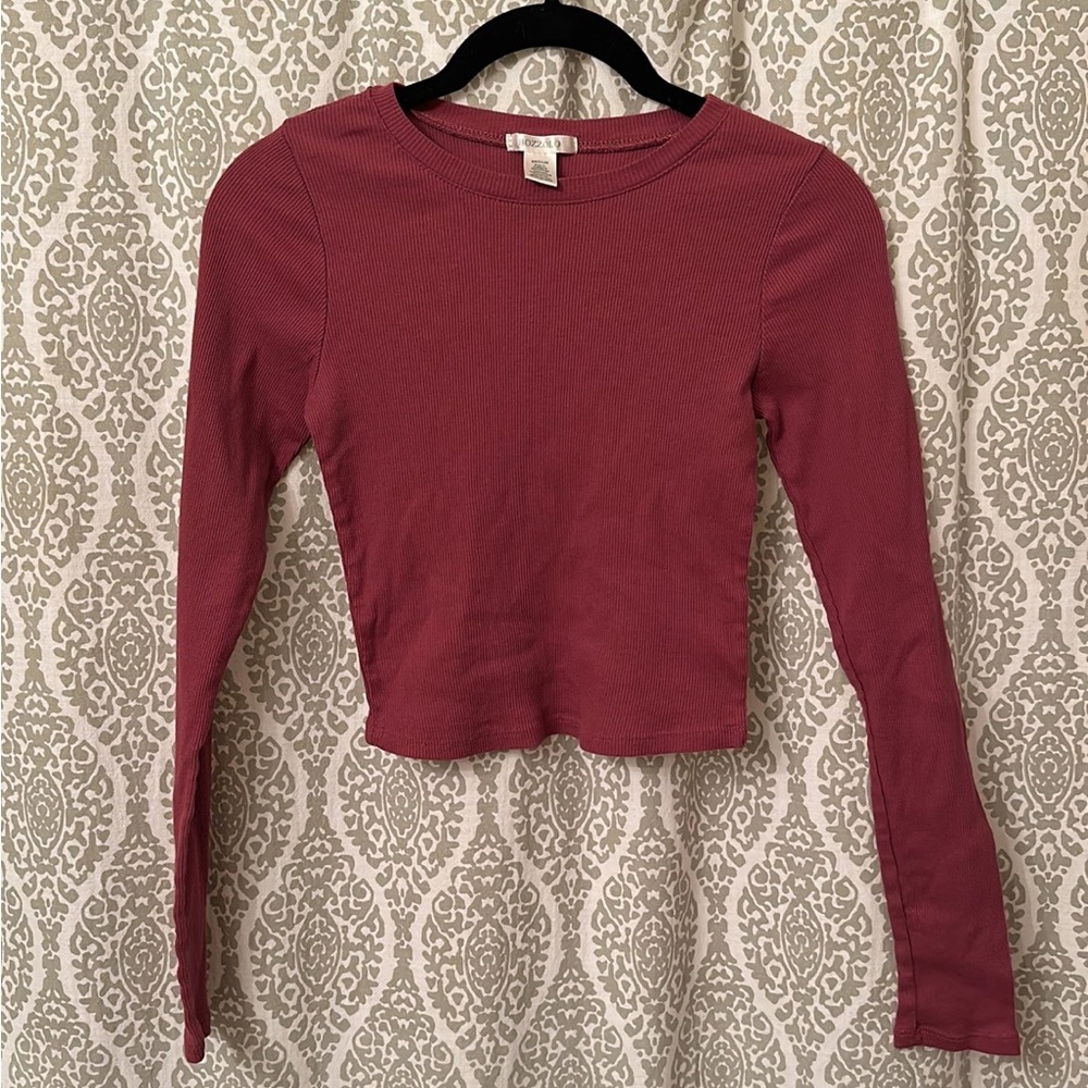 Long Sleeve Crop Top